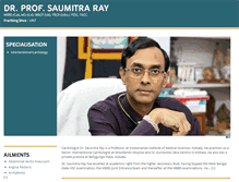 Tablet Screenshot of drsaumitraray.com